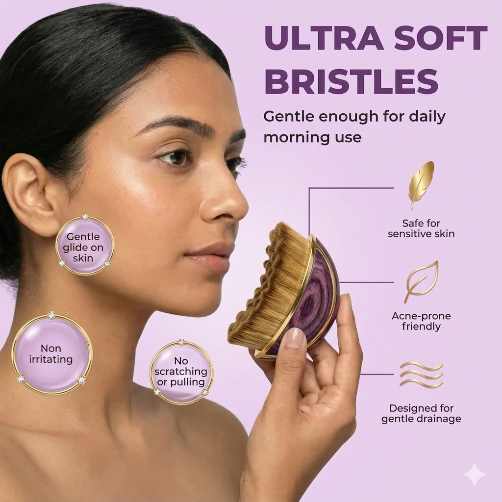 lymphatic face brush | Designed For women